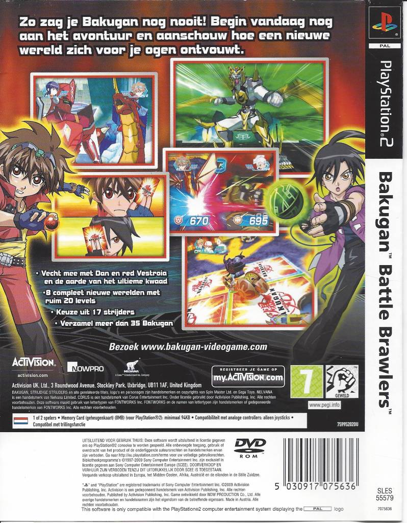 bakugan battle brawlers playstation 2