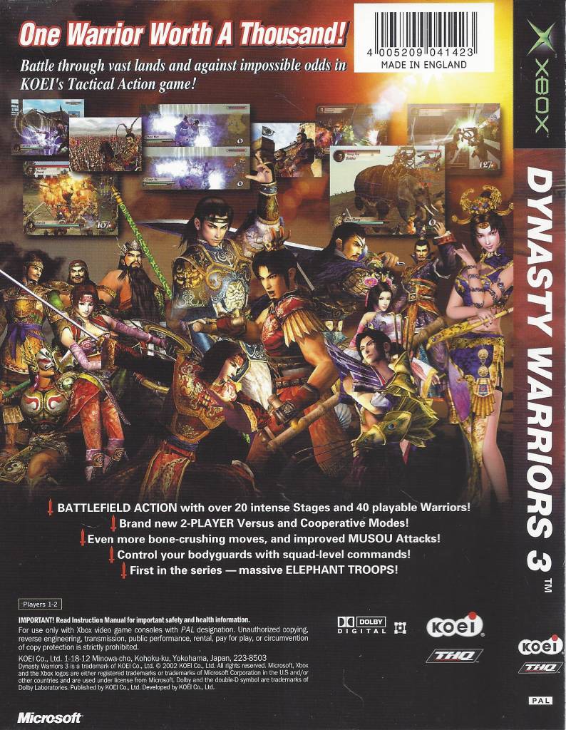 dynasty warriors 4 pc buy dynasty warriors 4 pc buy