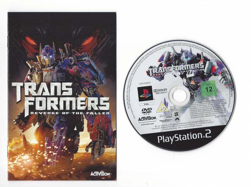 transformers revenge of the fallen game ps2