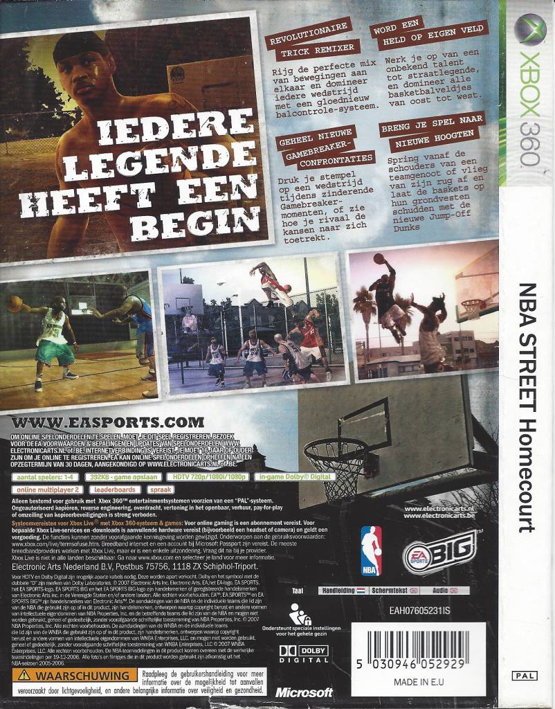 nba street xbox 360