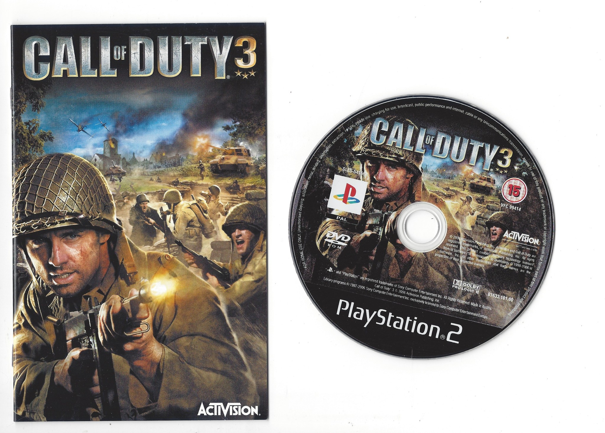 call of duty para ps2