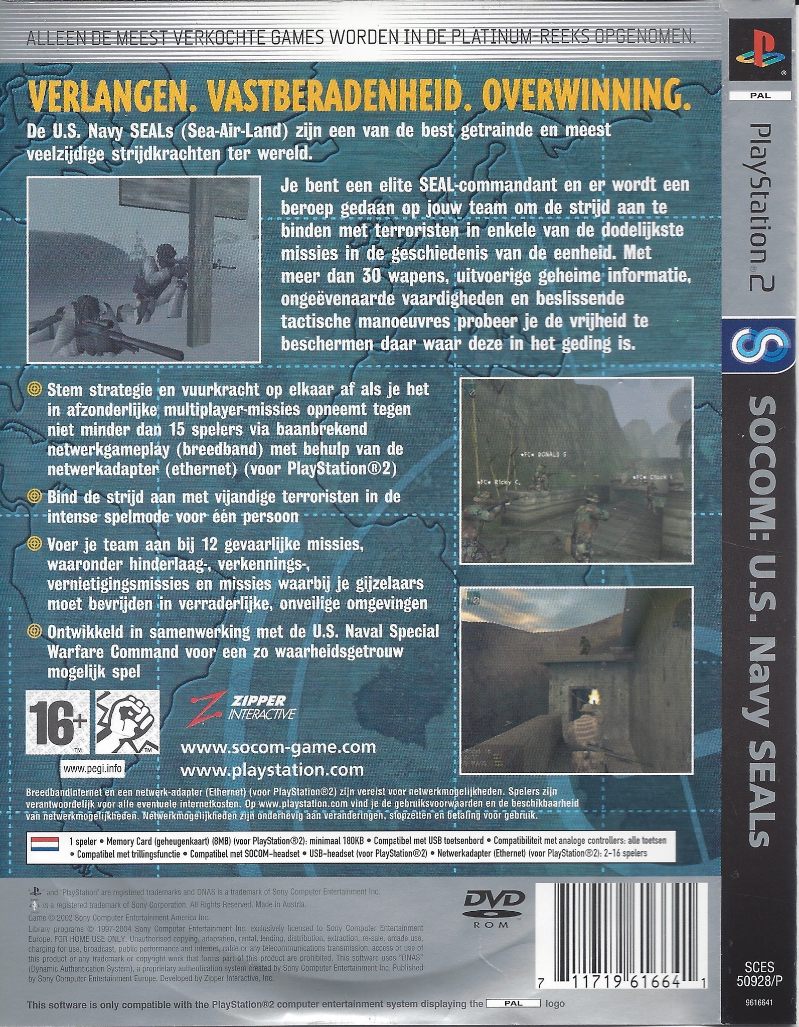 Socom Us Navy Seals Voor Playstation 2 Met Doosje En Handleiding Passion For Games