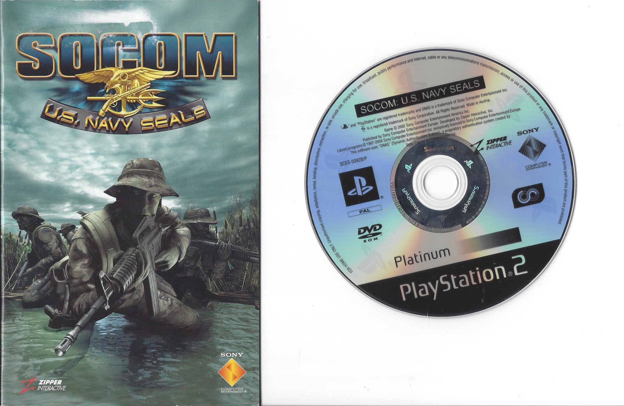 Socom Us Navy Seals For Playstation 2 Including Box And Manual Passion For Games