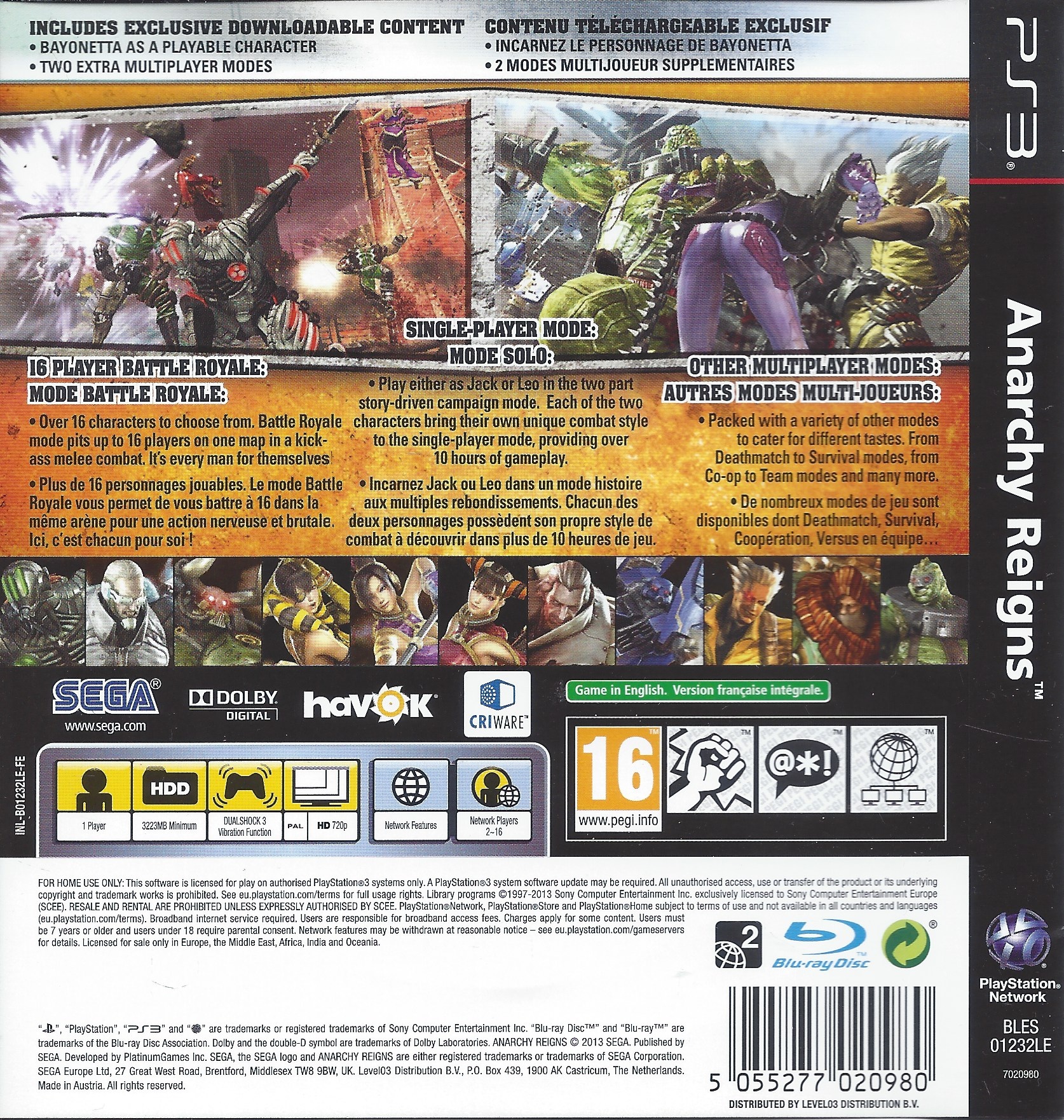 anarchy reigns ps3