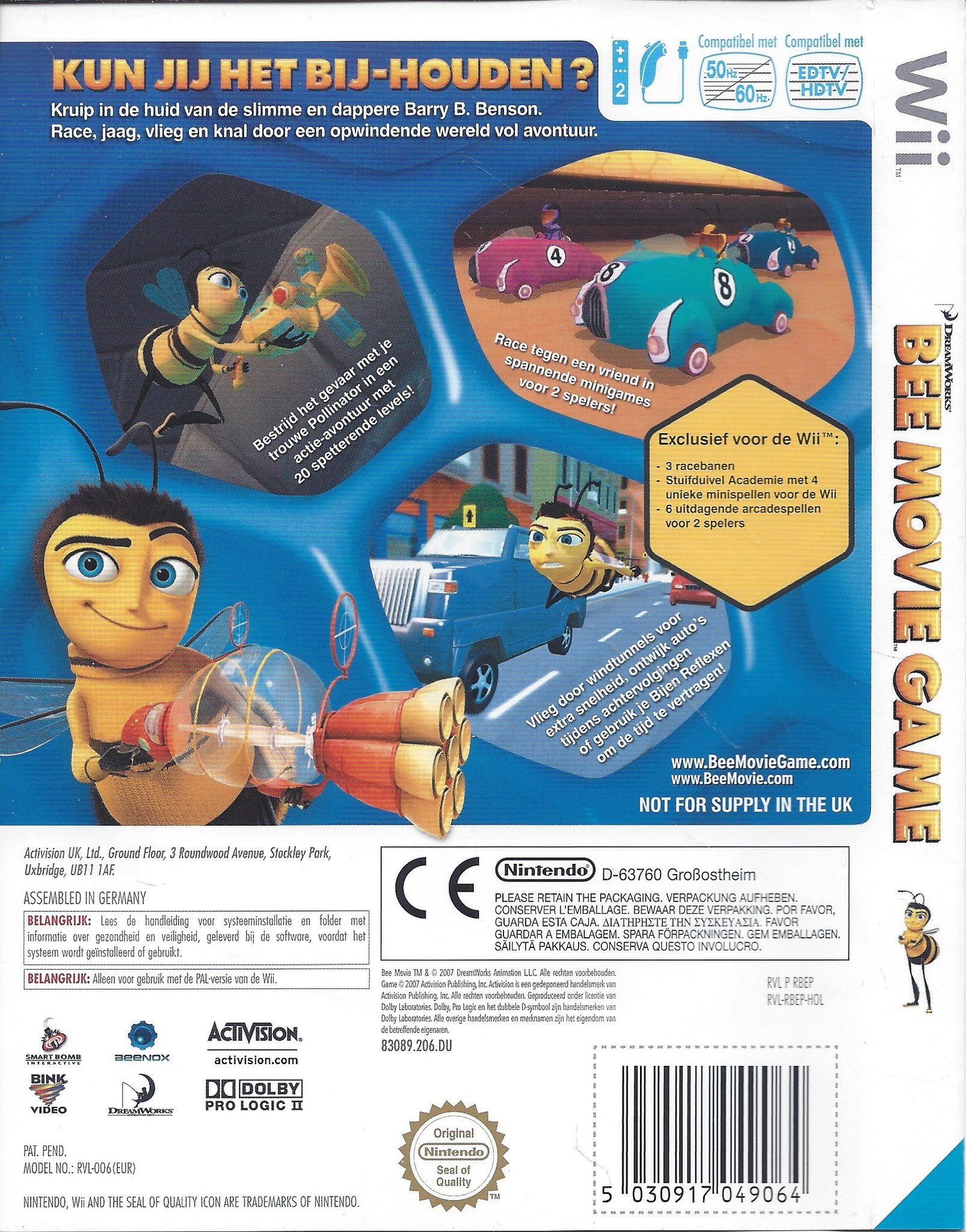 Bee Movie Game Fur Nintendo Wii Passion For Games Webshop
