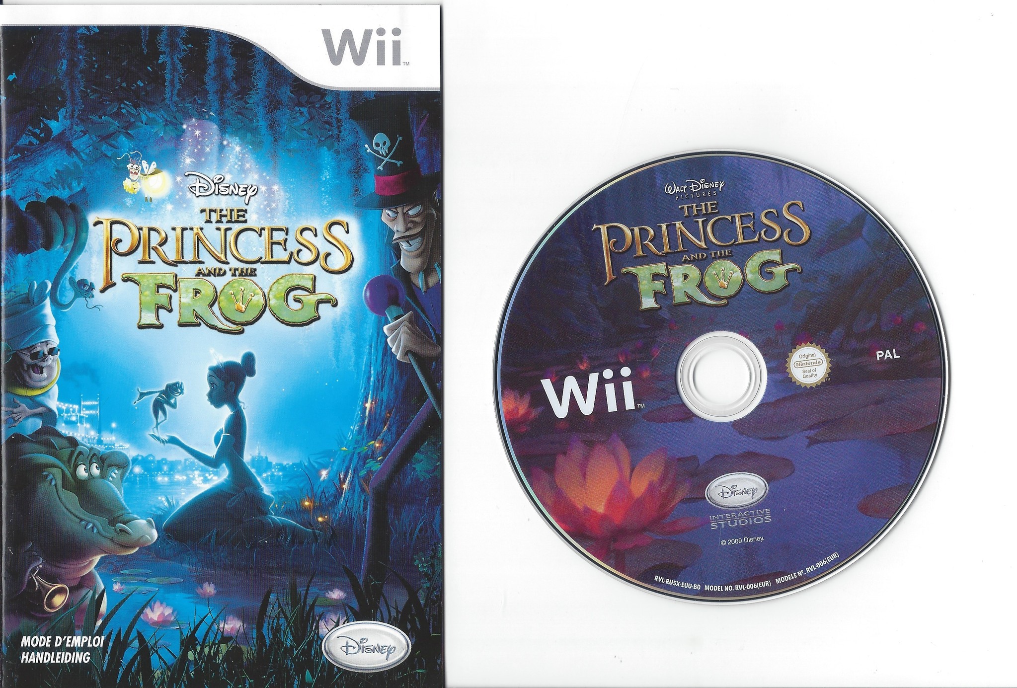 the princess and the frog wii