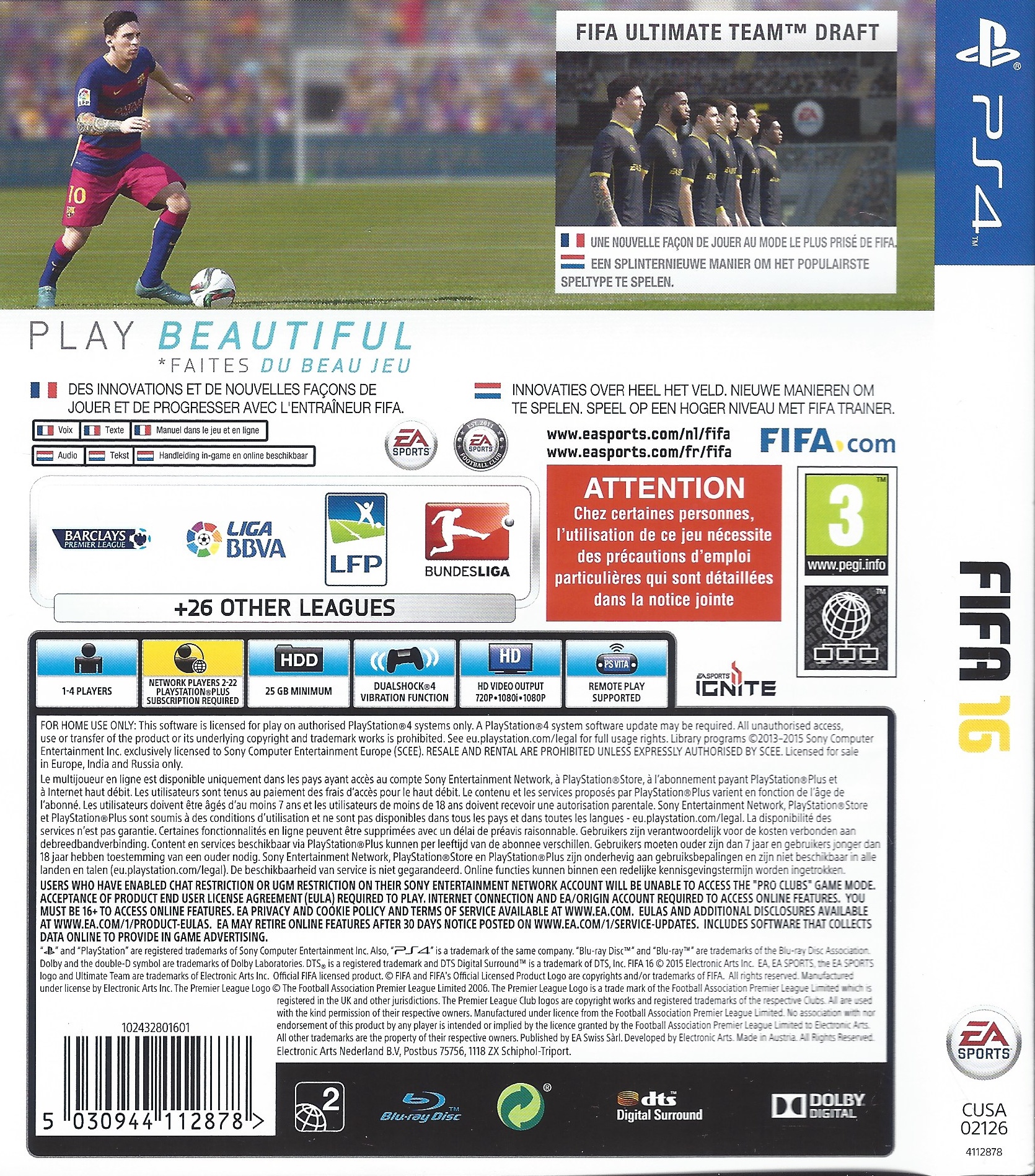 Fifa 16 For Playstation 4 Ps4 Passion For Games Webshop Passion For Games