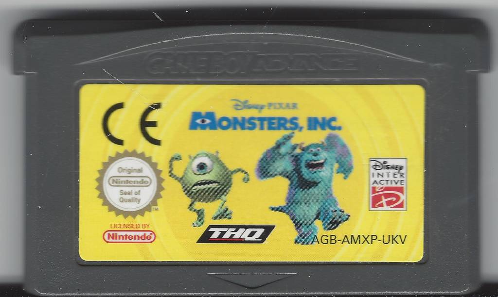 gameboy advance monsters inc