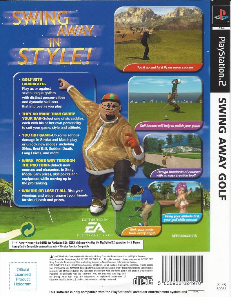 Swing Away Golf Fur Playstation 2 Ps2 Versand Nach