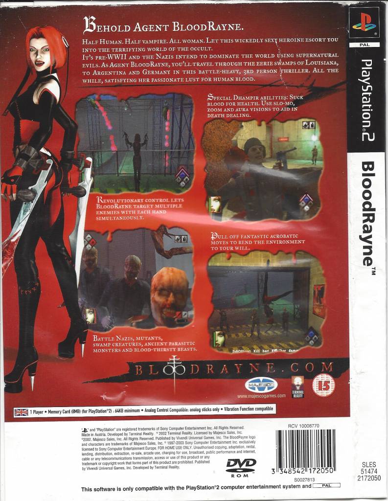 bloodrayne ps2