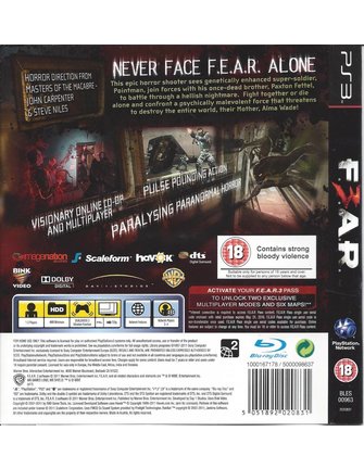 F.E.A.R. 3 - FEAR 3 voor Playstation 3 PS3