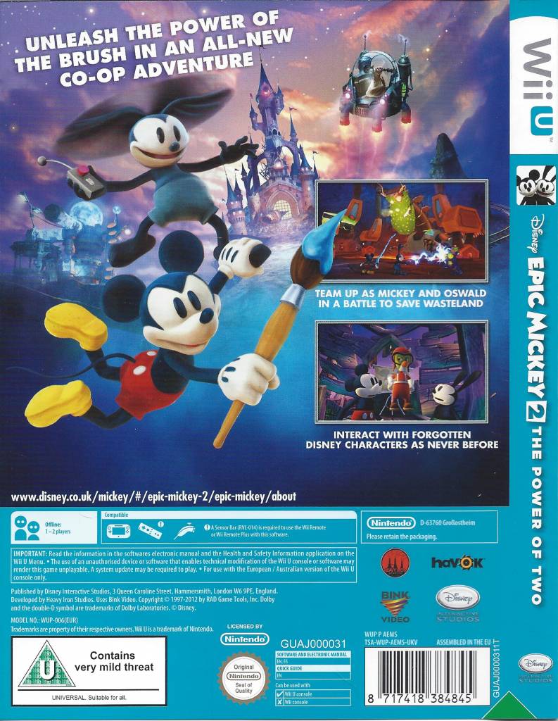 epic mickey nintendo wii