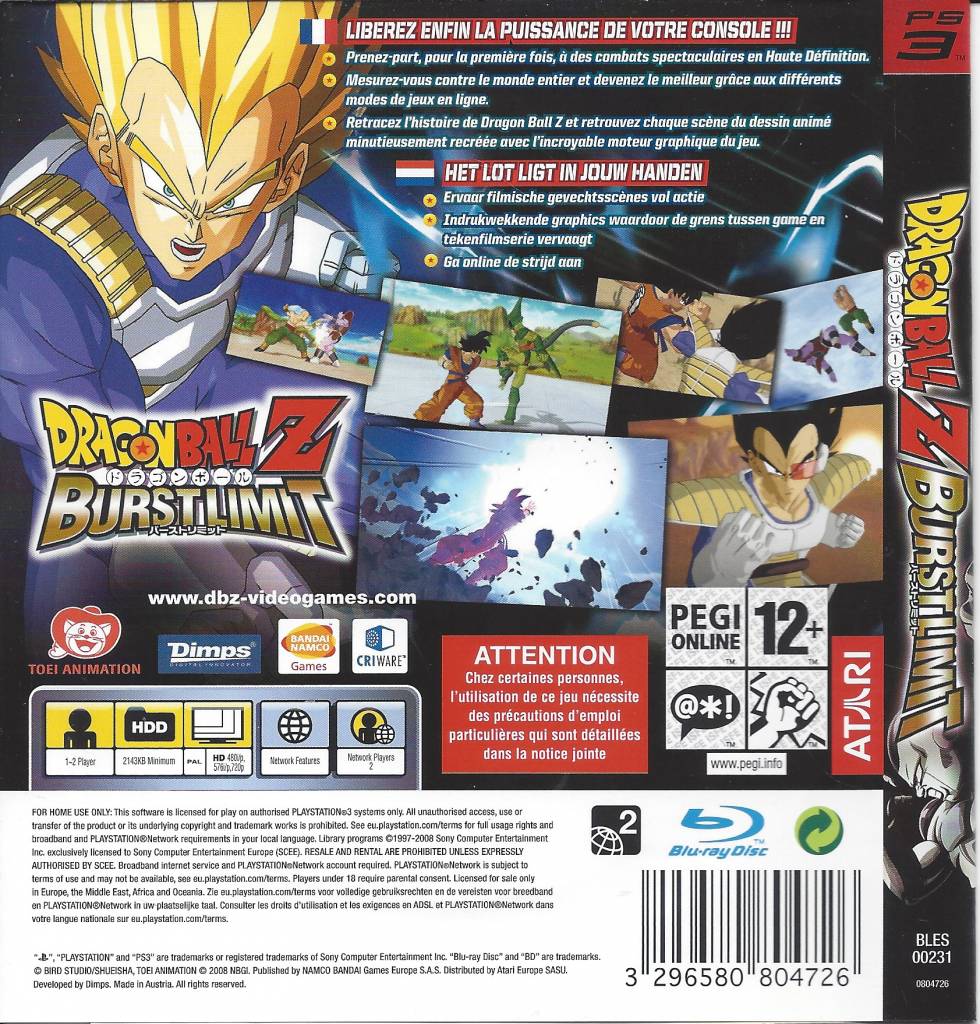 dragon ball z playstation 3