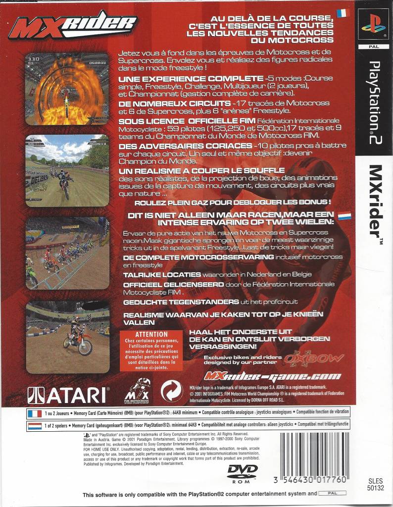 mx rider ps2