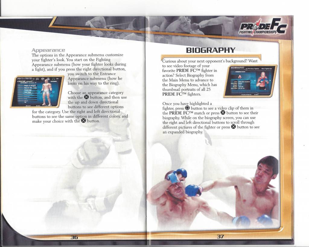 Pride Fighting Championships For Playstation 2 Ps2 Passion For Games