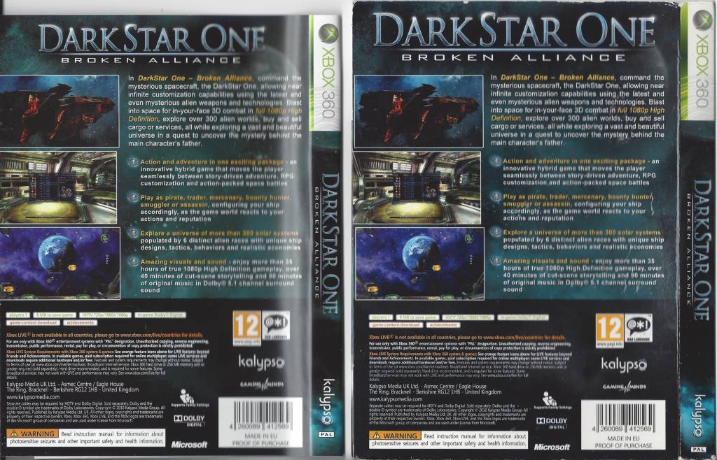 darkstar one xbox 360