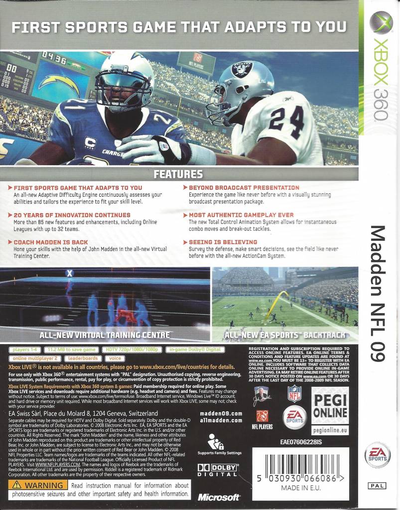 madden 09 xbox