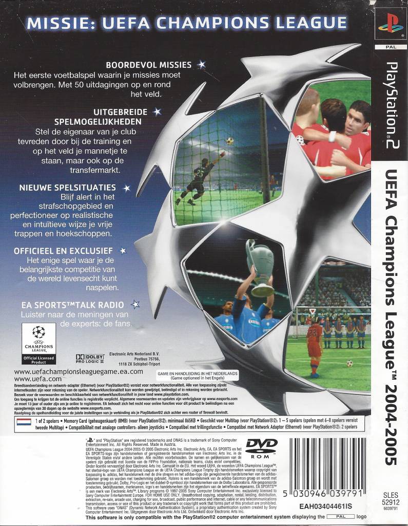 champions league ps2