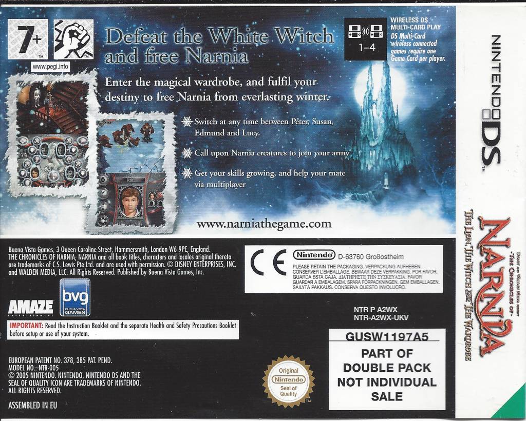 The Chronicles Of Narnia The Lion The Witch And The Wardrobe