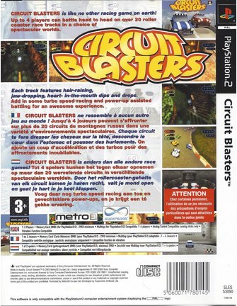 CIRCUIT BLASTERS voor Playstation 2 PS2
