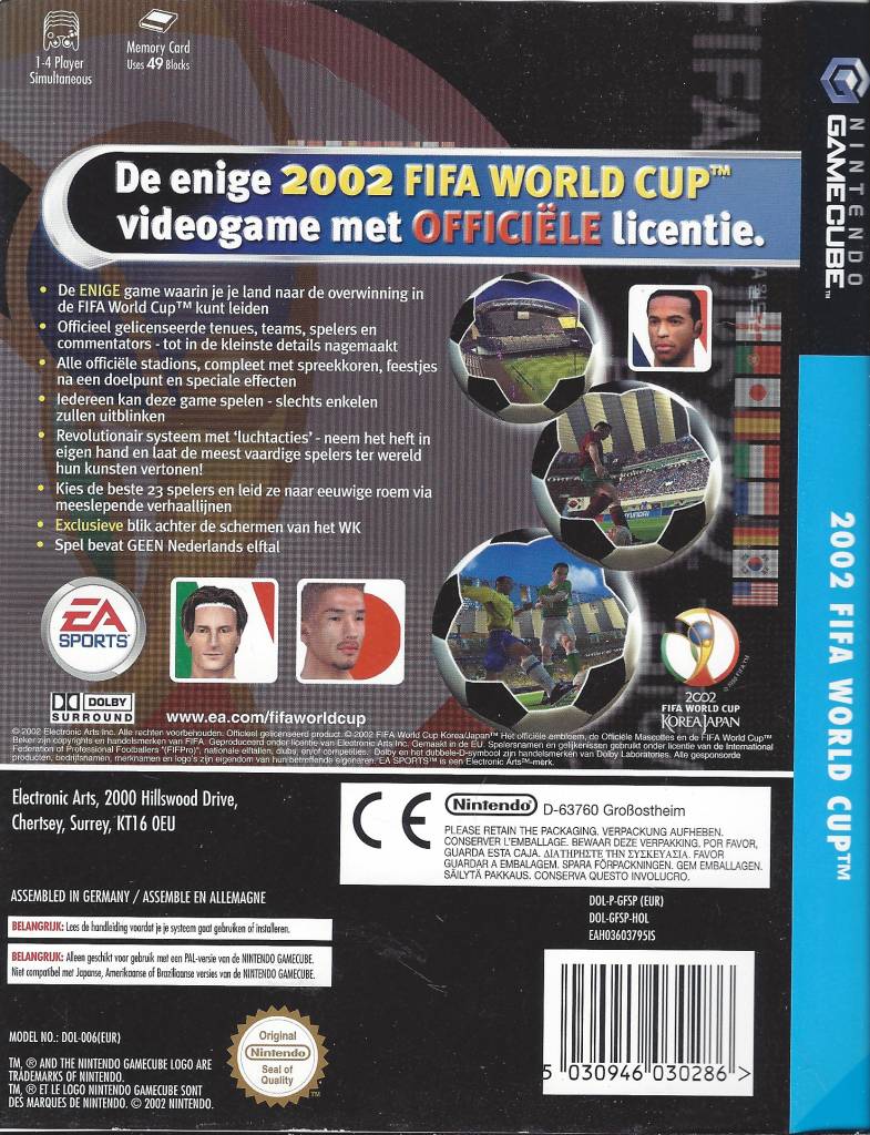 02 Fifa World Cup For Nintendo Gamecube Ngc Passion For Games Webshop Passion For Games