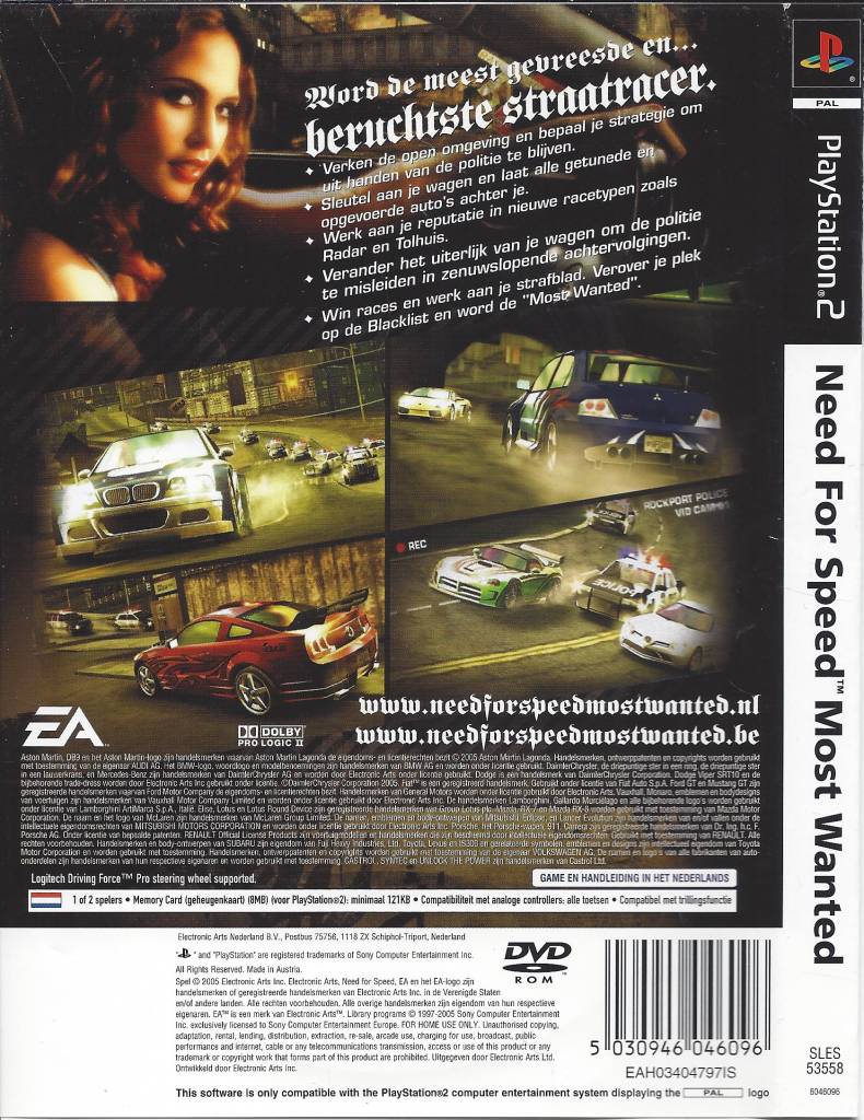 Need For Speed Most Wanted For Playstation 2 Ps2 Passion For Games