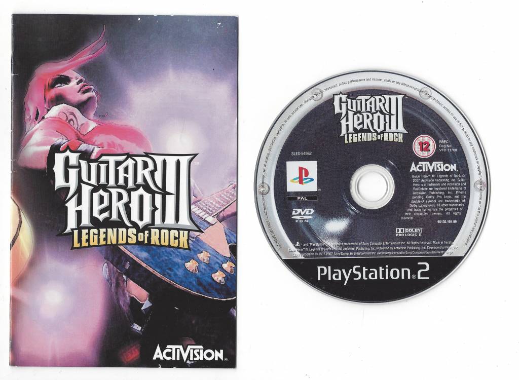 guitar hero 3 ps2