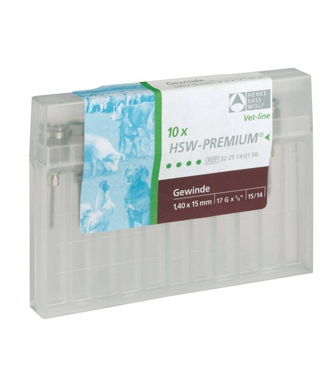 HSW-PREMIUM® Kanüle mit Gewinde-Ansatz