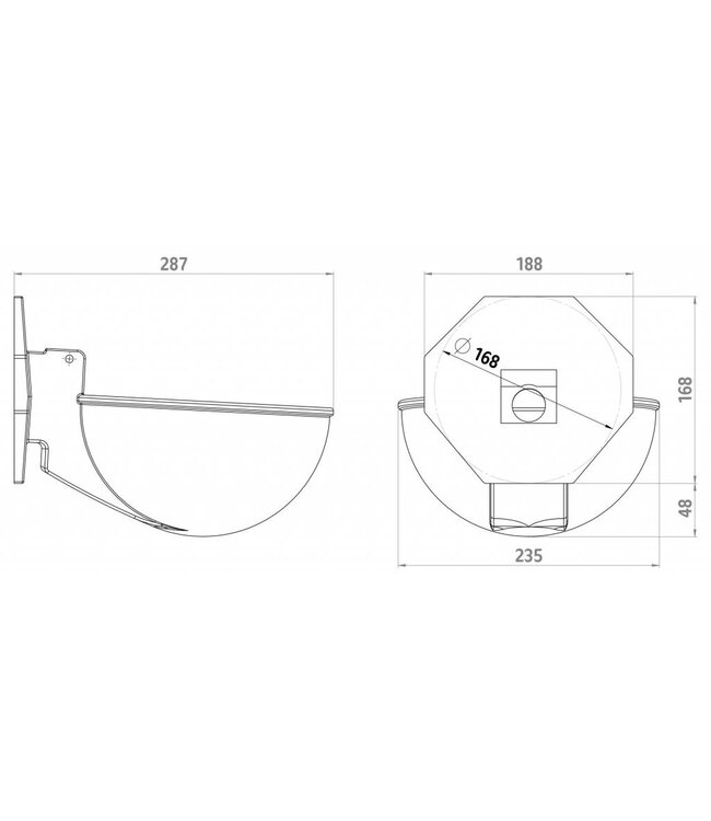 Aluminium-Tränkebecken für Weidefassanbau