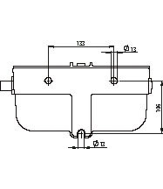 Schwimmer-Tränkebecken S195, emailliert