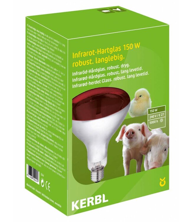 Hartglas-Infrarotlampe Kerbl