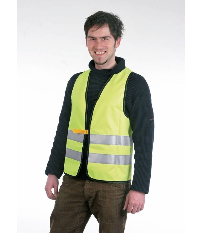 Reflex-Weste gelb gemäß EN471; verpackt im HB