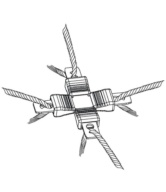 Litzen-Kreuzverbinder Litzclip®