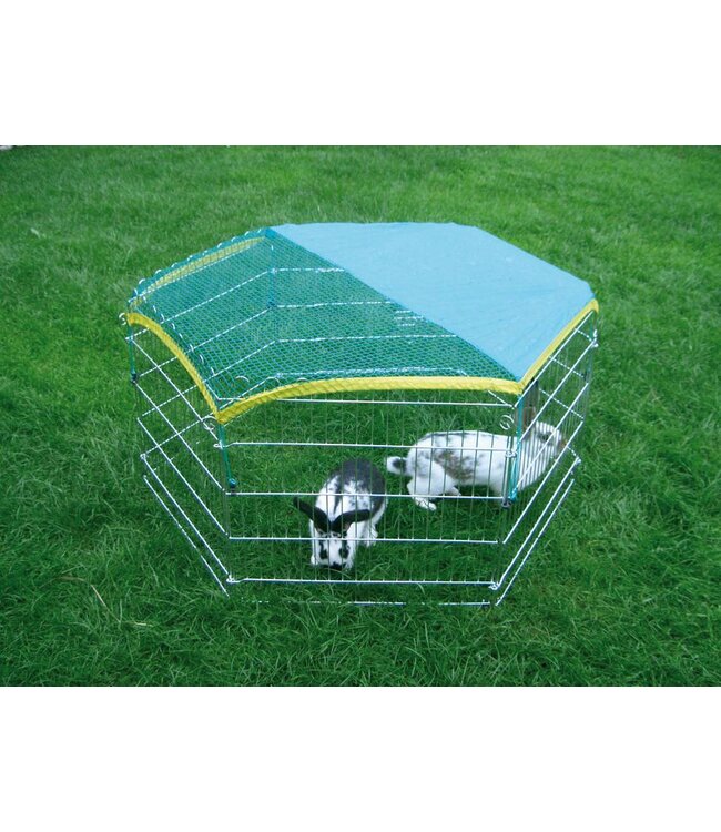 Freilaufgehege 6-eckig
