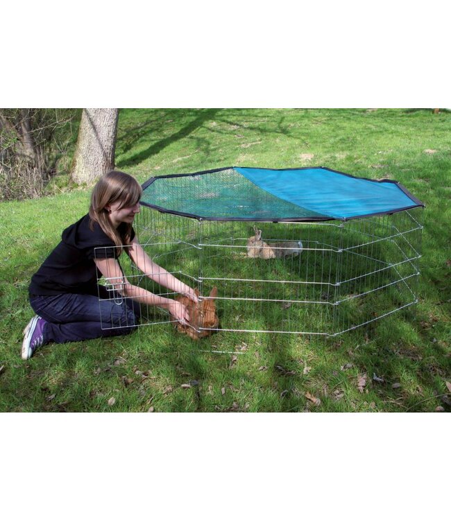 Freilaufgehege 8-eckig