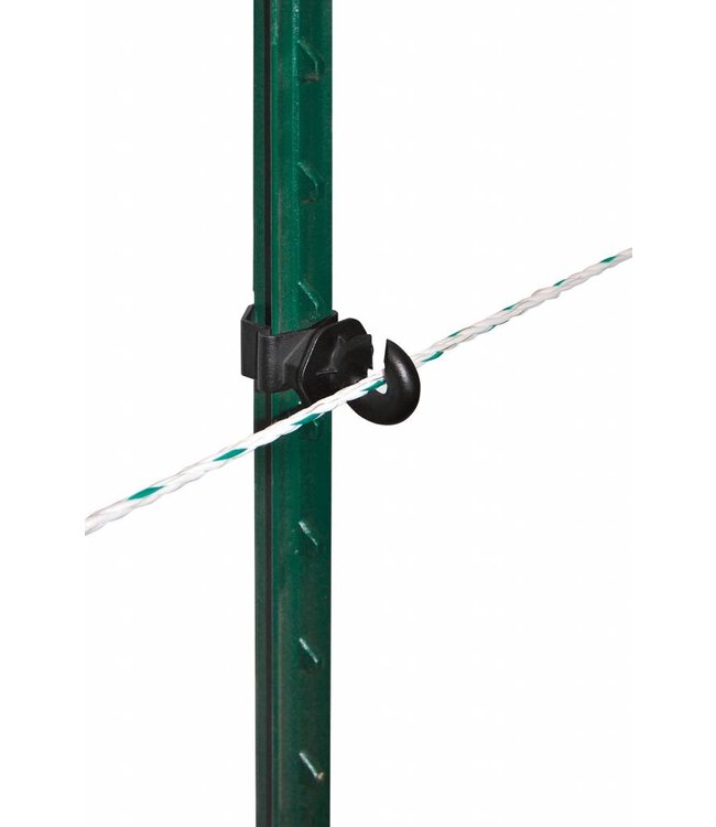 Euroguard T-Post Ringisolator schwarz