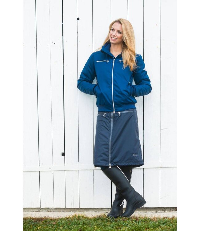 Covalliero Reit-und Regenrock Karin, navyblue, Gr. S