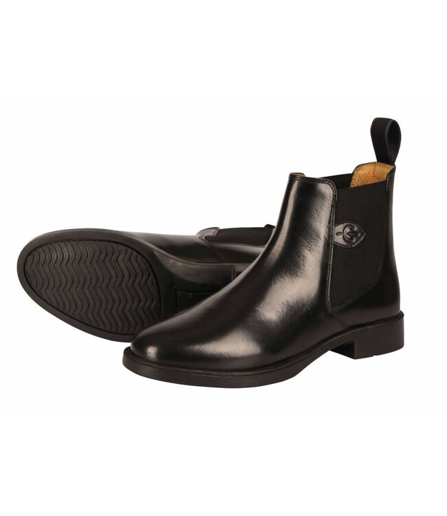 Reitstiefelette Leder Classic schwarz, Gr. 44