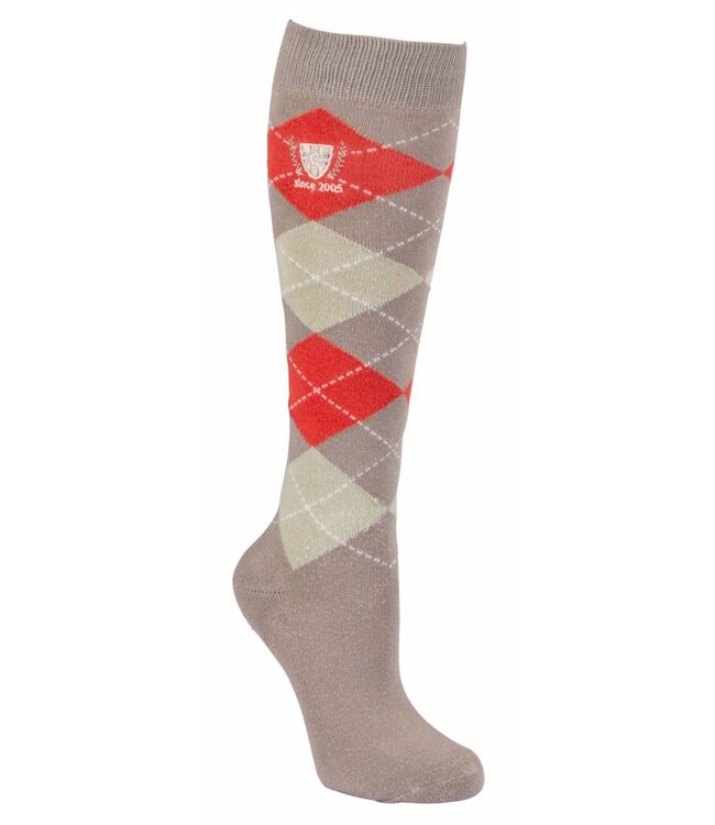 Brescia Reitstrümpfe Damen summerblue/rose Gr. 37-39