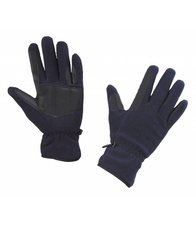 Fleece-Reithandschuhe marine Gr. M