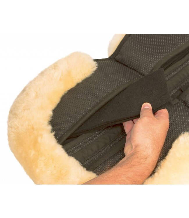 Korrektursattelkissen Lammfell AnitSlip Warmblut