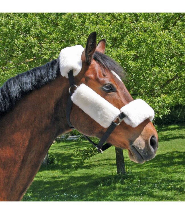 Lammfell Nasen-, Backen und Genickschutz