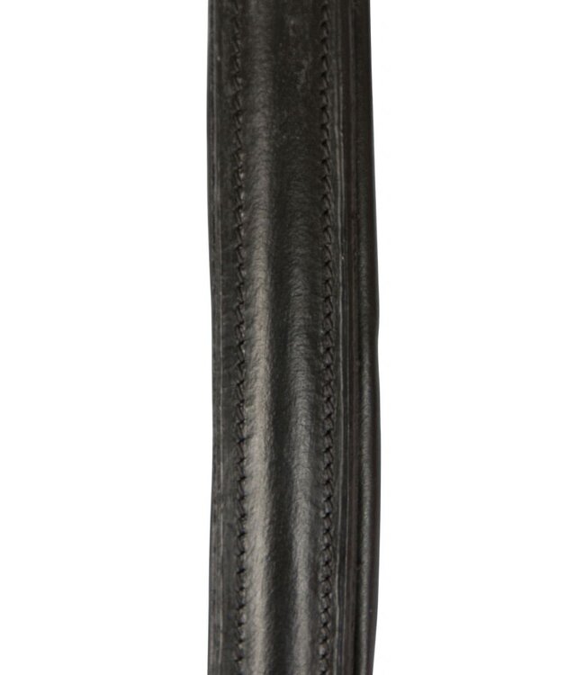 Trensen-Zaum Standard Leder für Warmblut, schwarz