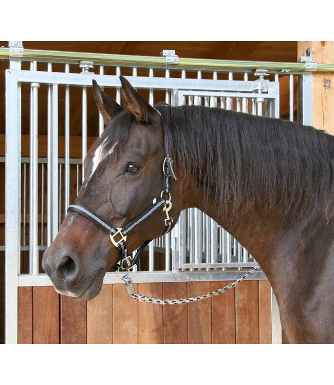 Halfter Mustang, Gr. 1 2fach verstellb., schw./silber