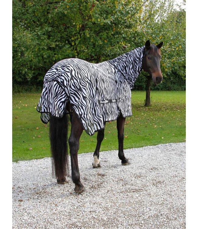 Fliegendecke Zebra inkl. Halsteil, 125cm