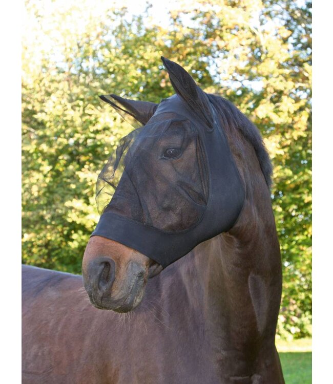 Fliegenschutzmaske FinoStrech Pony, schwarz