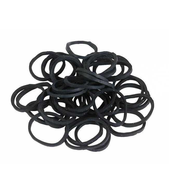 Mähnengummi, 500 St./Beutel schwarz