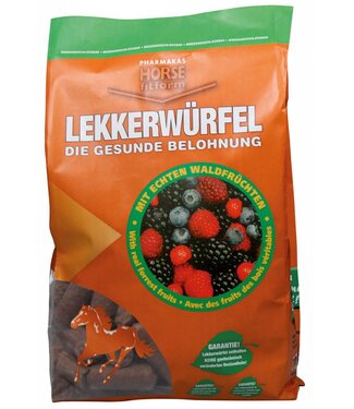 Lekkerwürfel mit Waldfrüchten