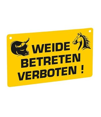 Euroguard Warnschild - Weide betreten verboten!