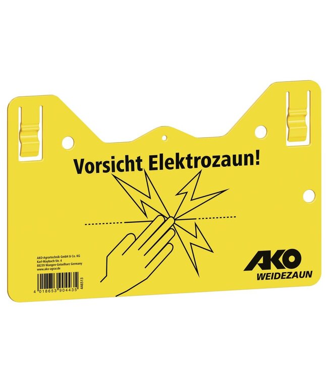 Warnschild – Vorsicht Elektrozaun!